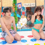 【素人】マジックミラー号 Gcup以上の女子大生限定！水着でローションぬるぬるツ○スターゲーム！ 密着状態で肌をこすりあってたら友達同士の一線を超えて羞恥SEXしてしまうのか？！│マジックミラー号│1sdmm00176