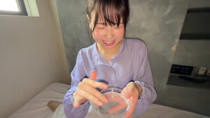 【素人】【個人撮影】谷田かりなの舌ブラシで「汚舌苔」採取│やっちまん│h_1651y00303