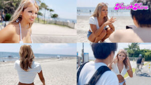 【素人】黒ギャルビッチの本領発揮！ビーチで逆ナン！即持ち帰りヤリたい放題チ〇ポ狩り！！ 黒咲華│kira☆kira BLACK GAL│blk00648