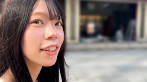 【素人】お目目ぱっちり黒髪ギャルがM男に濃厚鼻フェラ│鼻フェラレディー│h_1651hnf0300003