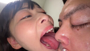【素人】【個人撮影】原美織の唾液ローションでフェイスマッサージ│やっちまん│h_1651y00320