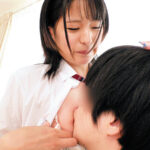 【素人】超ニコニコで優しそうな笑顔のバブみある制服少女が挑戦！？おっぱいチューチュー吸わせておち○ぽをよちよち甘やかし射精させる授乳手コキ＆連続中出し筆下ろしSEX│赤面女子│h_1324skmj00475