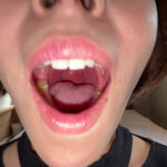 【素人】【個人撮影】玉城夏帆 初喉チンコ触り＆擬似フェラ体験│やっちまん│h_1651y00333