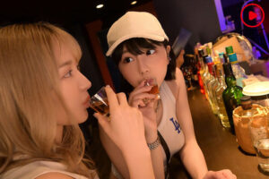 【素人】新宿区●丁目レズバーでナンパ 男性興味なし レズ素人娘をチ●ポ堕ちするまで突きまくる！│NPJ│npjs00083