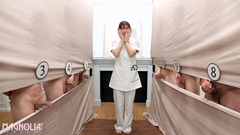 【素人】『心優しいナースがズラりと並んだチ○ポから手コキで担当患者のチ○ポ当てに挑戦!!』美巨乳ナースが立ち並ぶ数多のチ○ポを触診検査…からの突然のデカチンぶっこみで連続絶頂!あまりの気持ち良さに意識ぶっ飛び中出し昇天☆【街角素人モニタリング♯あずさ♯26歳】│----│1mgnl00118