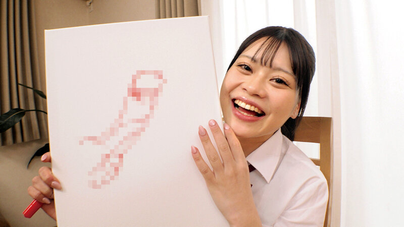 【素人】激シコ制服美少女が挑戦!?おち○ぽデッサン!あなたのオマ○コに挿れて欲しいデカチンを描いてくださいw3│赤面女子│h_1324skmj00641
