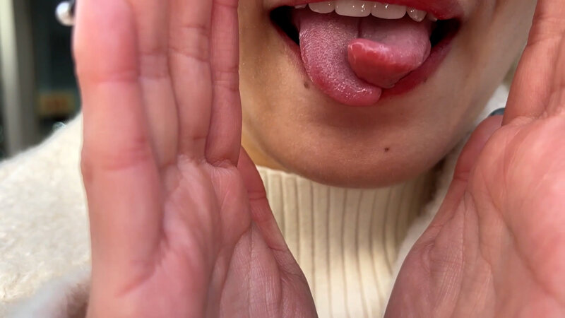 【素人】街角で声をかけて口内観察させてもらう 美容部員 はるのちゃん│口内クイーン│h_1651nko0500001