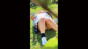 【素人】グリーンパークへようこそ 生P観察日誌 ミニスカJ○ 中出し記録│ハラスメント│h_1745hrsm00072