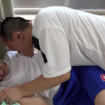 【素人】男2人に激しくヤられて涙目の汗だくセックス│ティッシュシコレール│h_1825tssr02605