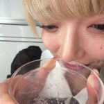 【素人】【個人撮影】安堂はるの 舌ブラシで「汚舌苔」採取│やっちまん│h_1651y00295