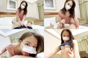 【素人】モデル級彼女が恥ずかしがりながら初めてのHな撮影。みんなが羨む美顔を見ながらされるご奉仕でかわいいお口にたっぷり口内射精。│ガブっと！！素人ハメちゃう課│h_1741intx00005