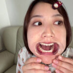 【素人】【個人撮影】浅桜エリの喉チンコ触り＆口内観察│やっちまん│h_1651y00420