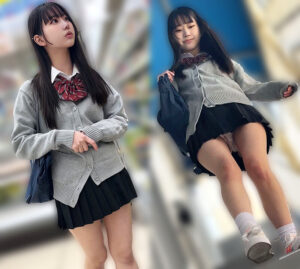 【素人】街中ミニスカ観察 パンティワカメちゃん状態の学生2名 TちゃんとAちゃん│俺の素人-Z- SECOND IMPACT│h_1732orecs00725